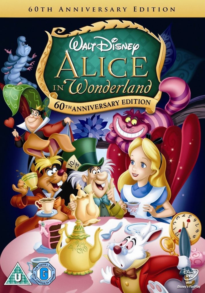 Artwork from Alice in Wonderland.