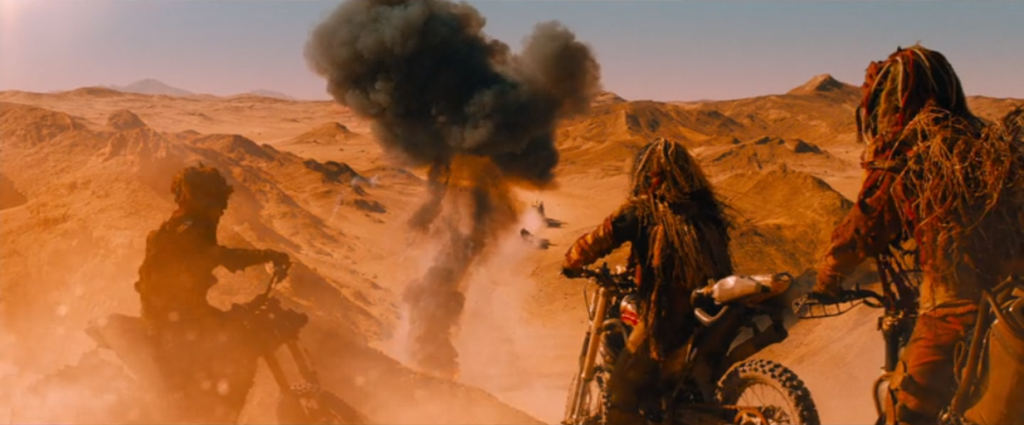 Movie still from Mad Max: Fury Road.