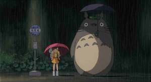 Movie still from My Neighbour Totoro.