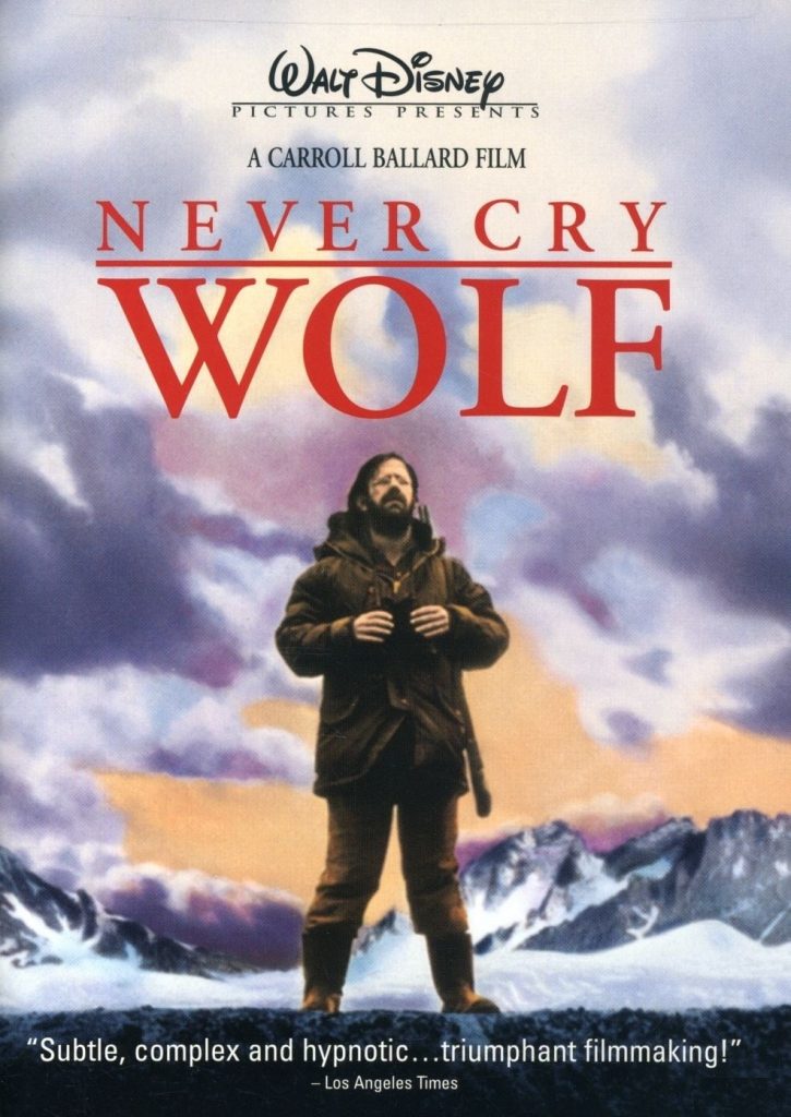 Artwork from Never Cry Wolf.