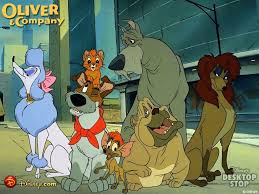 Movie still from Oliver and Company.